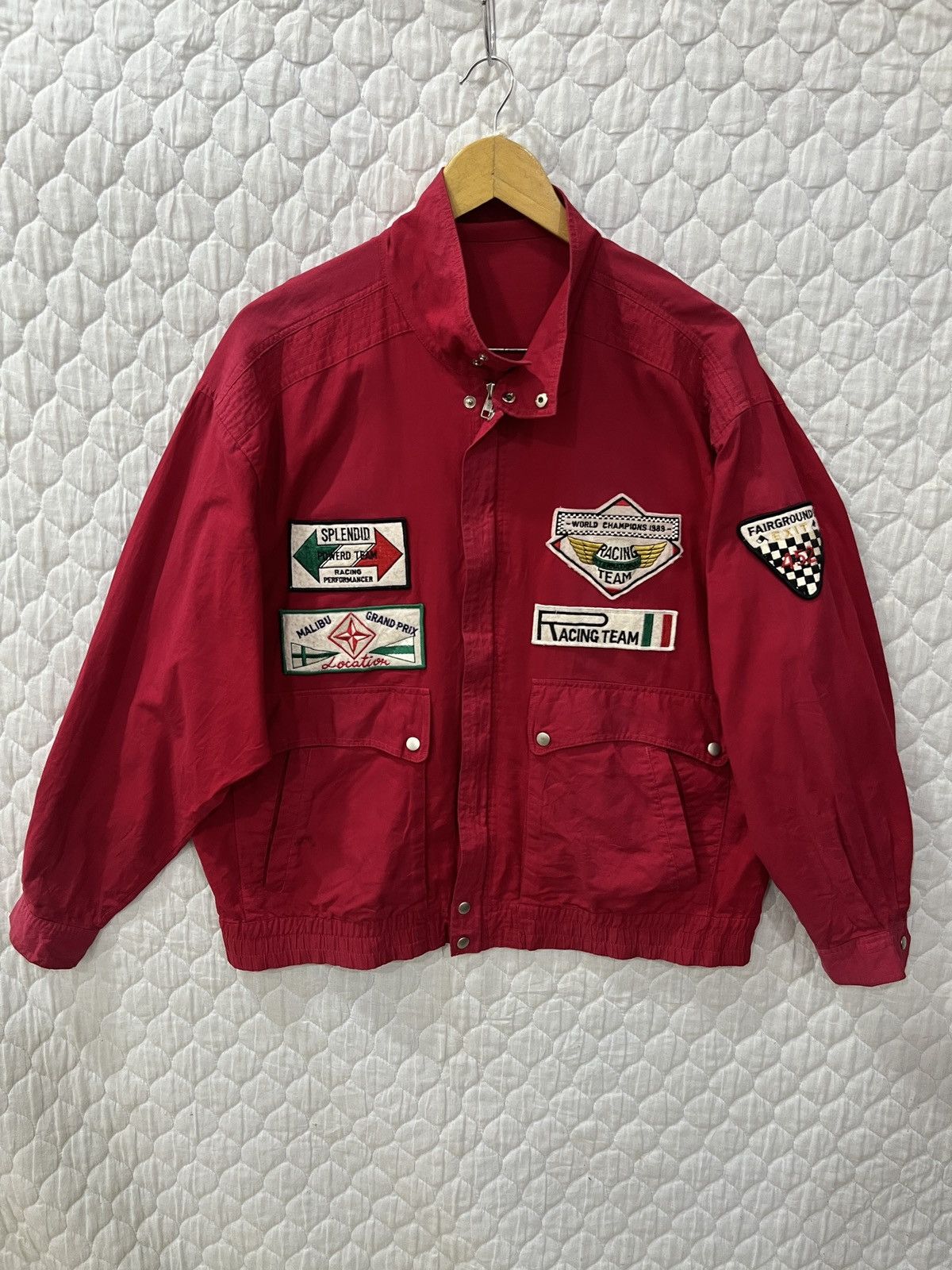Sports Specialties × Vintage (Vvvv)🔥🔥🔥1989 WORLD CHAMPIONSHIP RACING TEAM Size US L / EU 52-54 / 3 - 1 Thumbnail