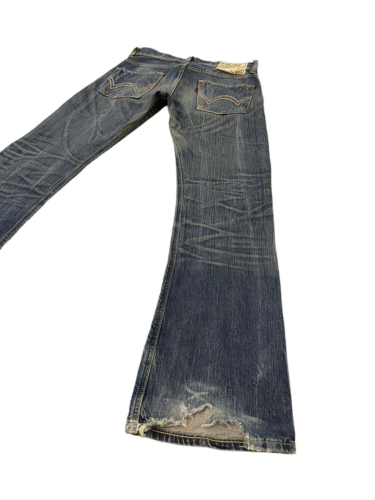 Edwin Flare Jeans Edwin Japan Distress Acid Wash Boot Cut 6🟦1 Size US 32 / EU 48 - 13 Thumbnail