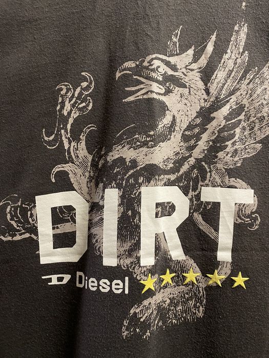 Diesel Rare Vintage T-Shirt Diesel Sphinx Logo. Y2K style. | Grailed