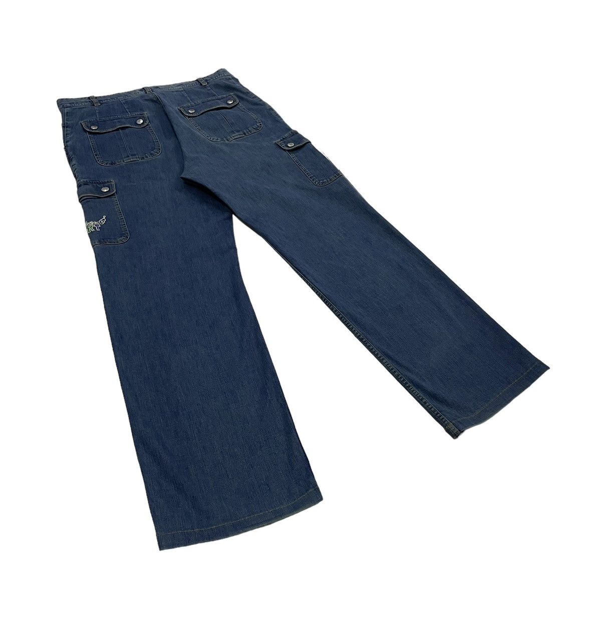 Jean Charles De Castelbajac Vintage Castelbajac Sport Cargo Jeans Embroidery Logo Size US 33 - 5 Thumbnail