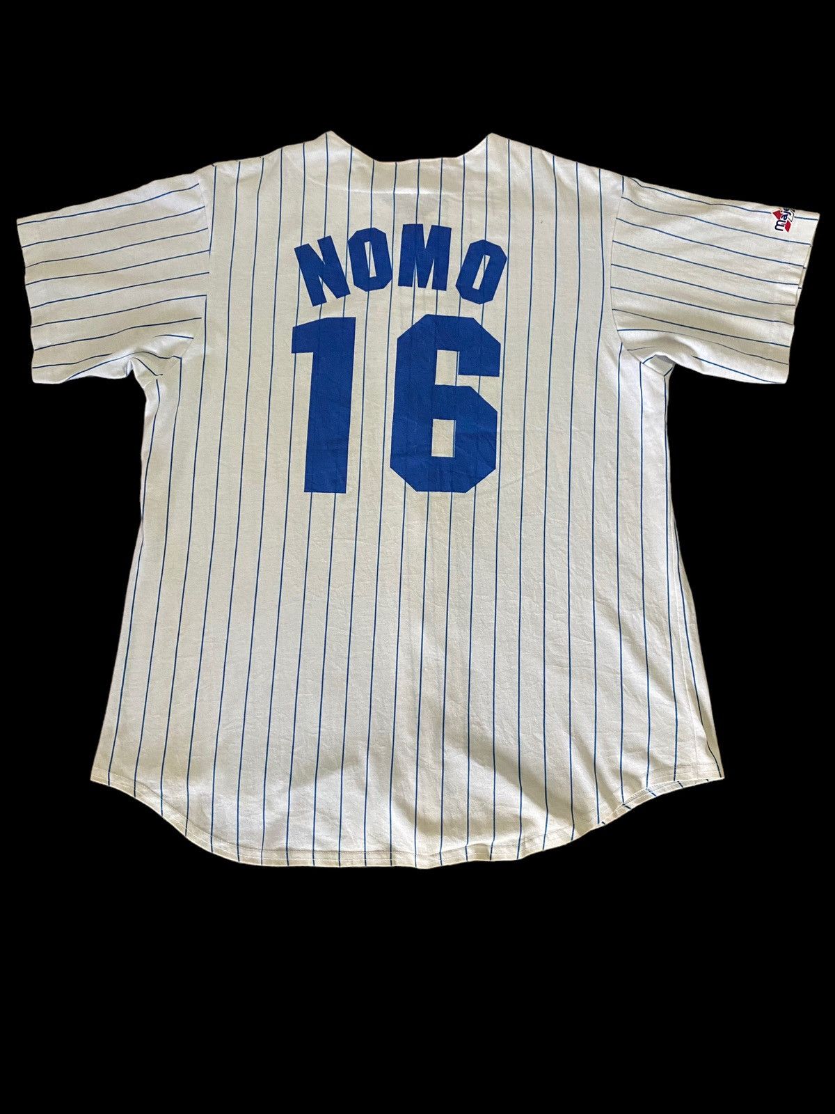 MLB Vintage Majestic Dodgers NOMO 16 Rare Tshirt Size US L / EU 52-54 / 3 - 2 Thumbnail