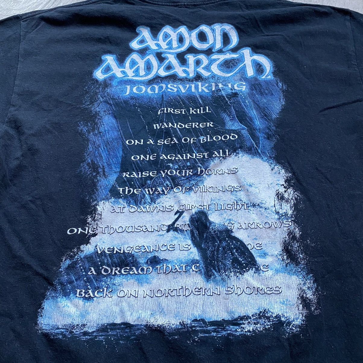 Band Tees VINTAGE AMON AMARTH METAL BAND VIKINGS T SHIRT Size US L / EU 52-54 / 3 - 4 Thumbnail