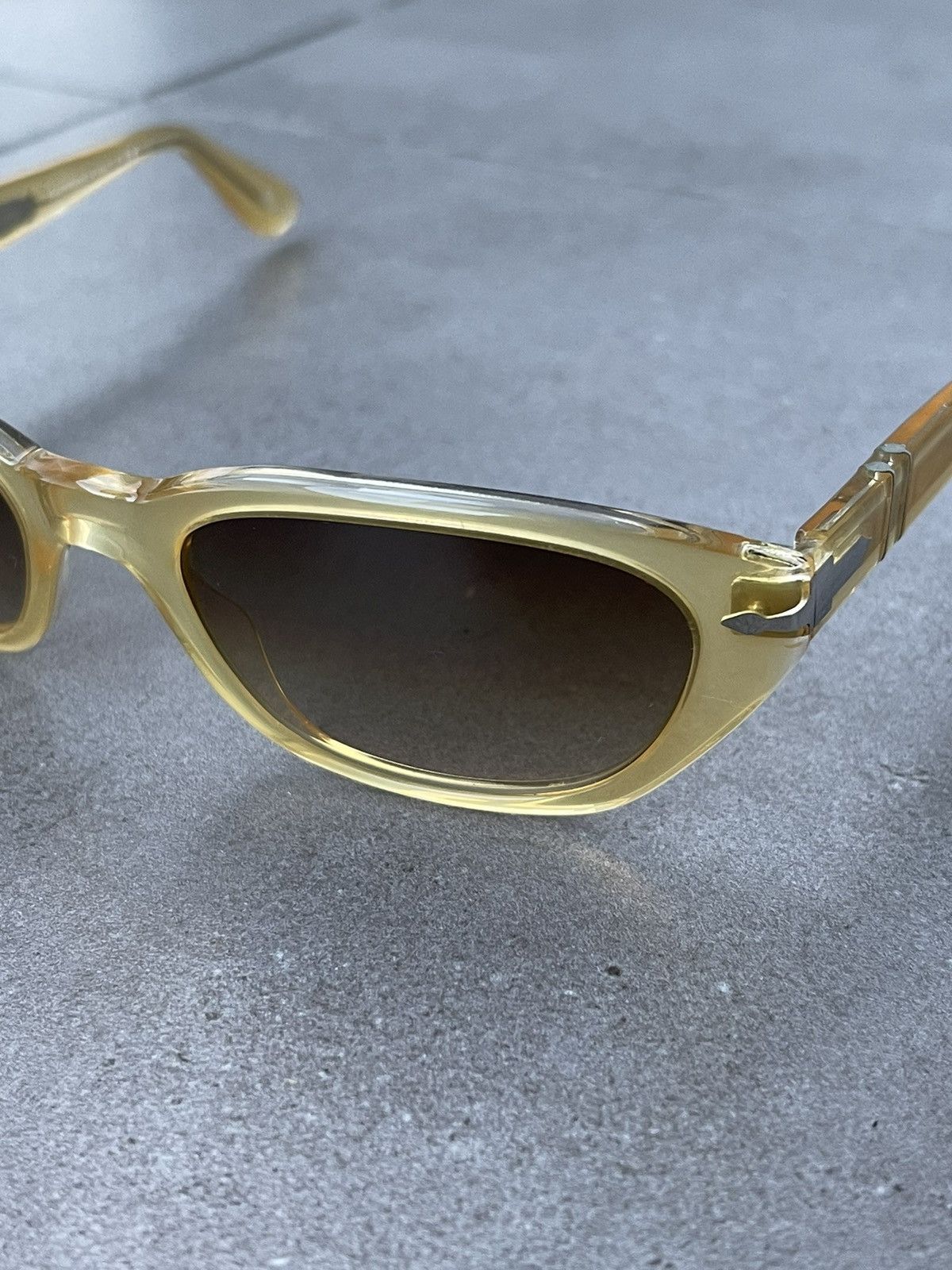 Persol Persol 2977-S 907/51 Transparent Yellow Sunglasses Size ONE SIZE - 1 Thumbnail