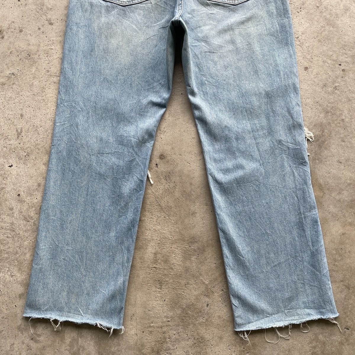 Japanese Brand Vintage Japan Jeans Ripped Faded Distressed Denim Pants W32 Size US 32 / EU 48 - 10 Thumbnail