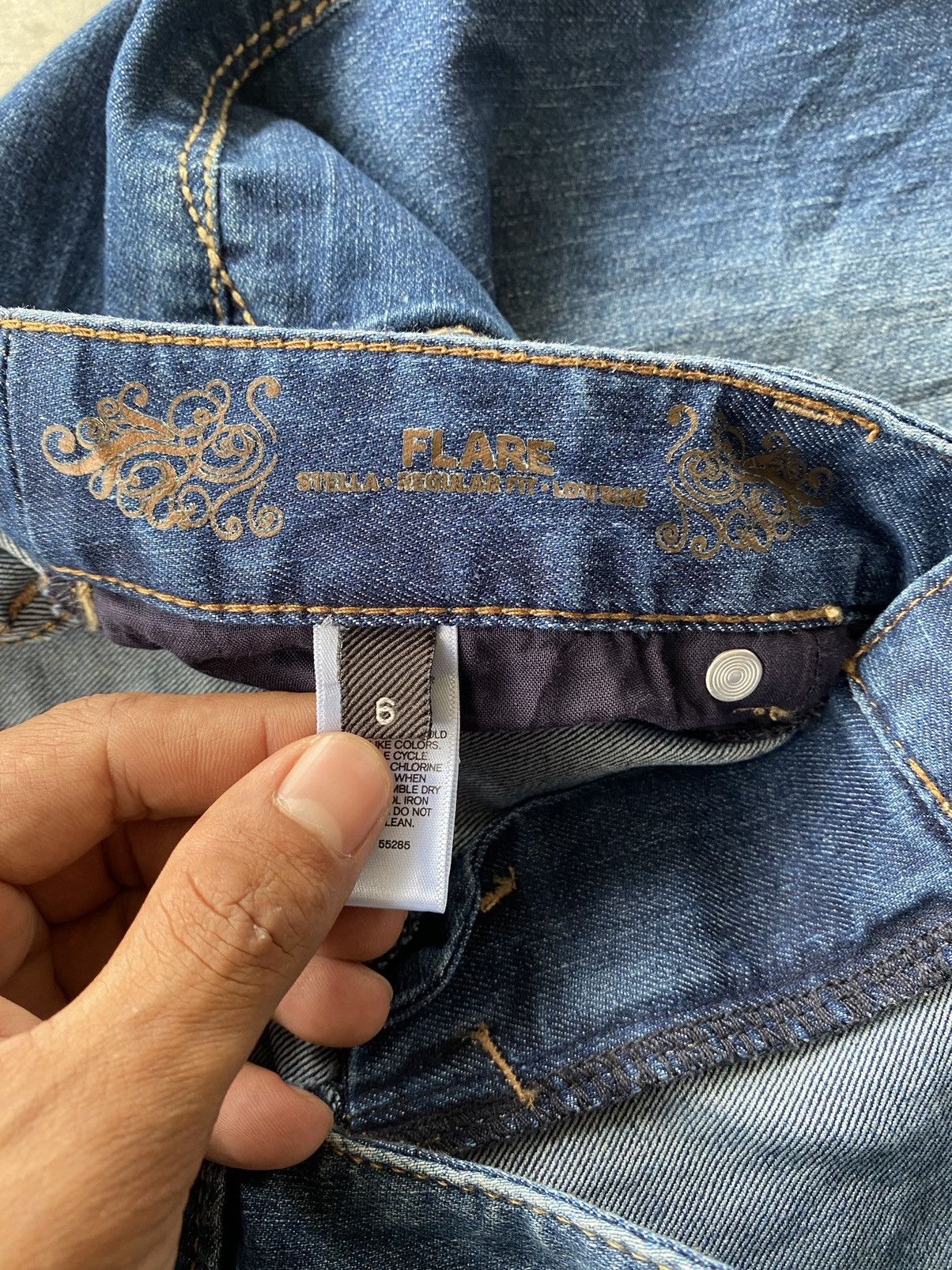 Tornado Mart Flare Jeans Japanese Express Stretchable Denim @296 Size 30" / US 8 / IT 44 - 9 Thumbnail