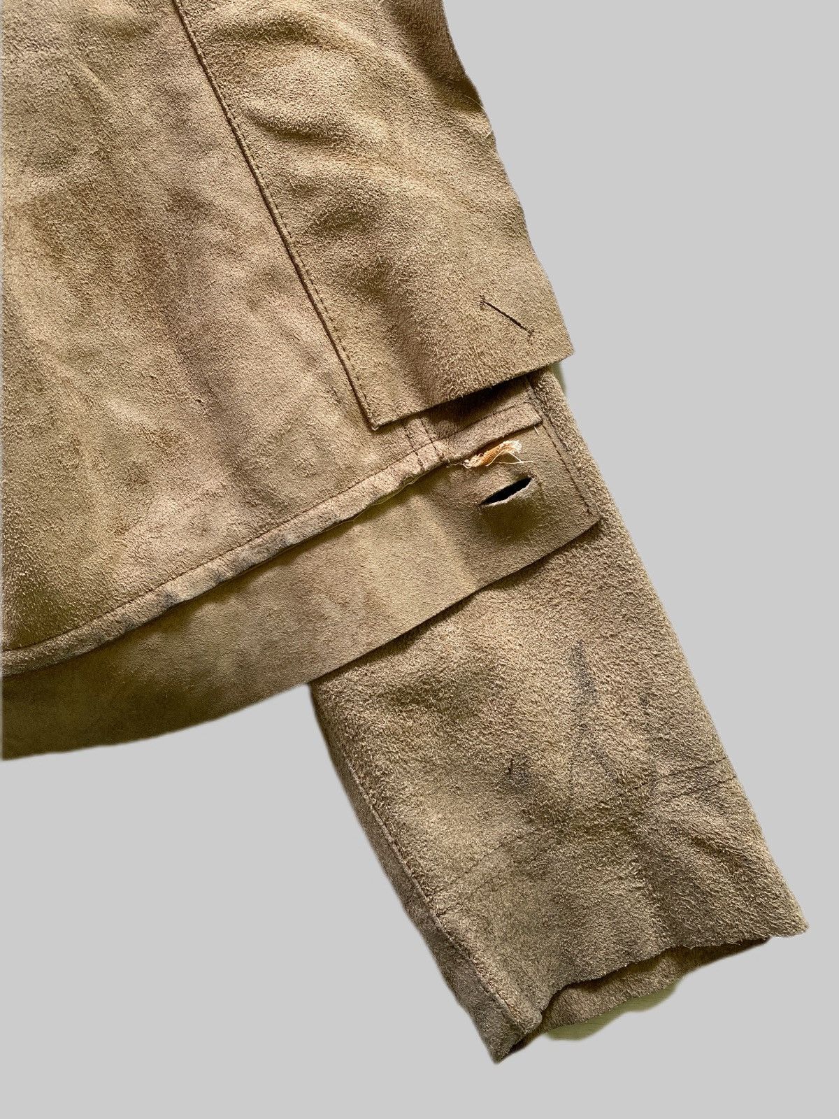 Yves Saint Laurent Insane Detailed YSL RiveGauche Suede Leather Jacket Size US M / EU 48-50 / 2 - 17 Thumbnail