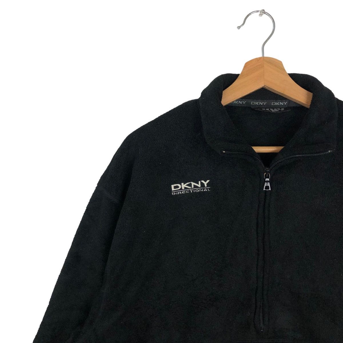 Vintage VINTAGE CHORE WORK JACKET BLACK DKNY Size US L / EU 52-54 / 3 - 6 Thumbnail