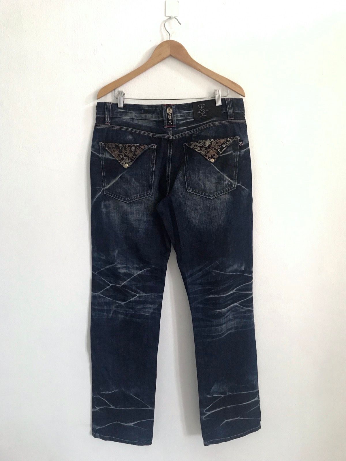 Japanese Brand Osaka Big Distressed Jeans | Grailed