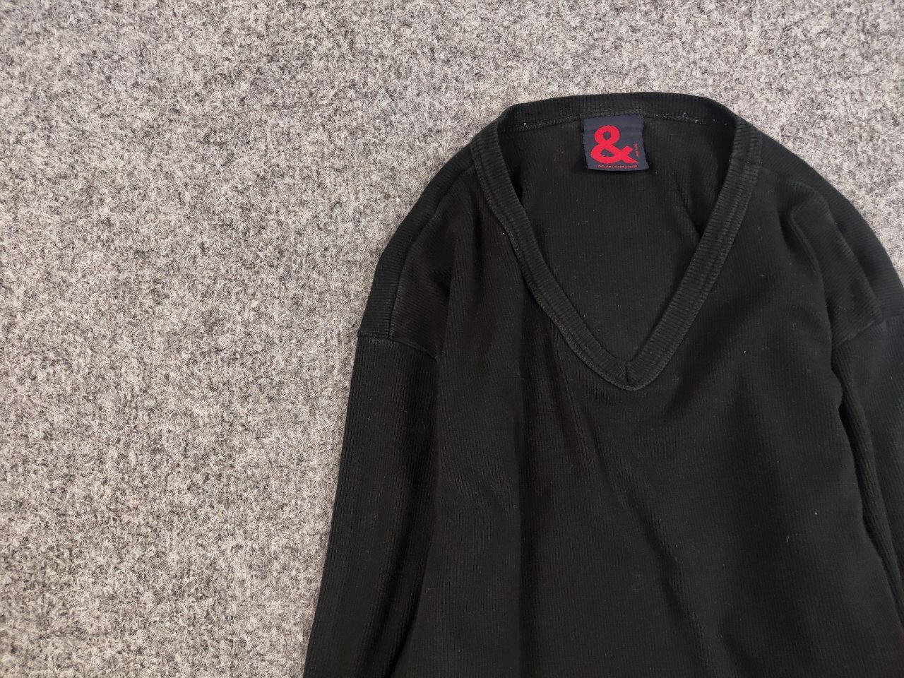 Dolce & Gabbana Vintage 90's Dolce & Gabbana long sleeve black Men's ribbed Size US L / EU 52-54 / 3 - 11 Thumbnail