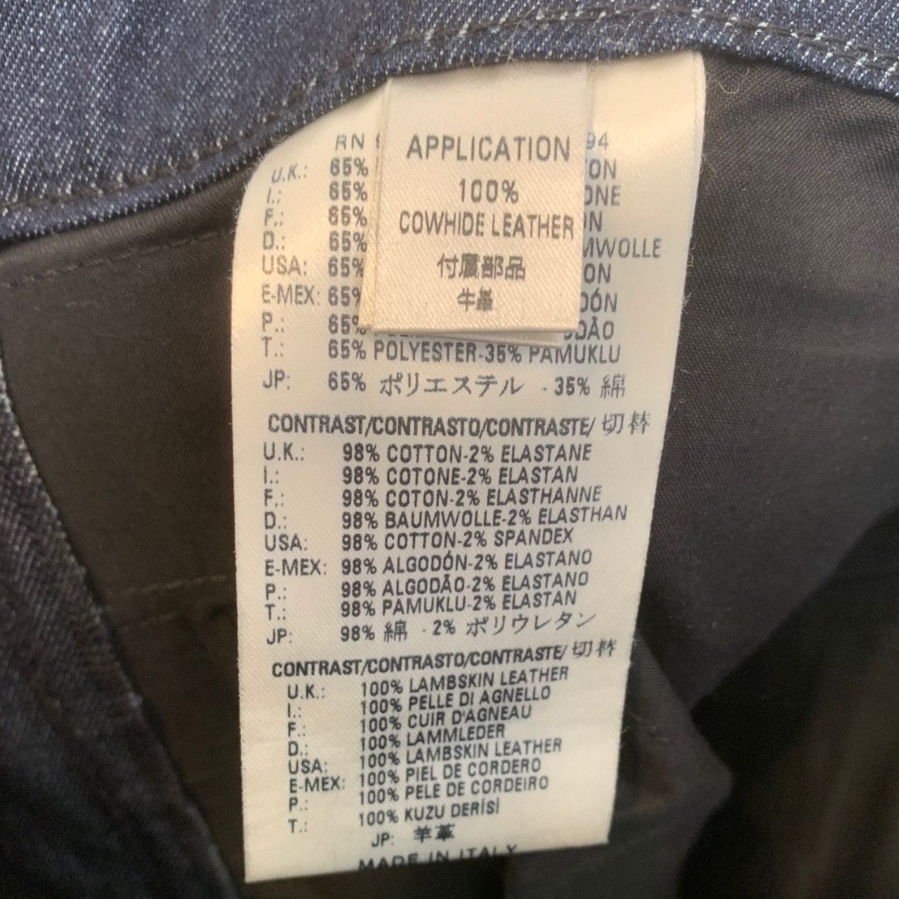 Diesel DIESEL Size 32 REBOOT Leather Patchwork Pants Size US 32 / EU 48 - 12 Thumbnail
