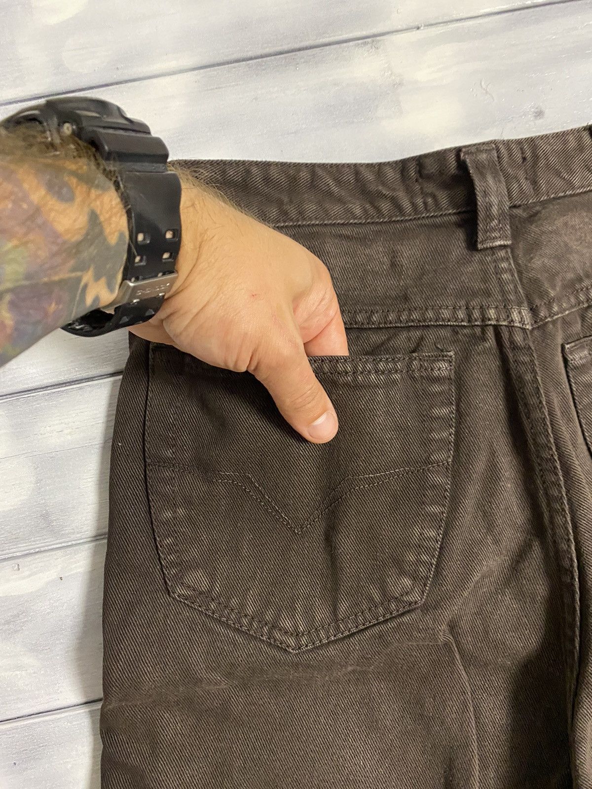 Versace Jeans Couture Rare Vintage Jeans Versace Medusa Gorgon Logo. Luxury. Size US 32 / EU 48 - 10 Thumbnail