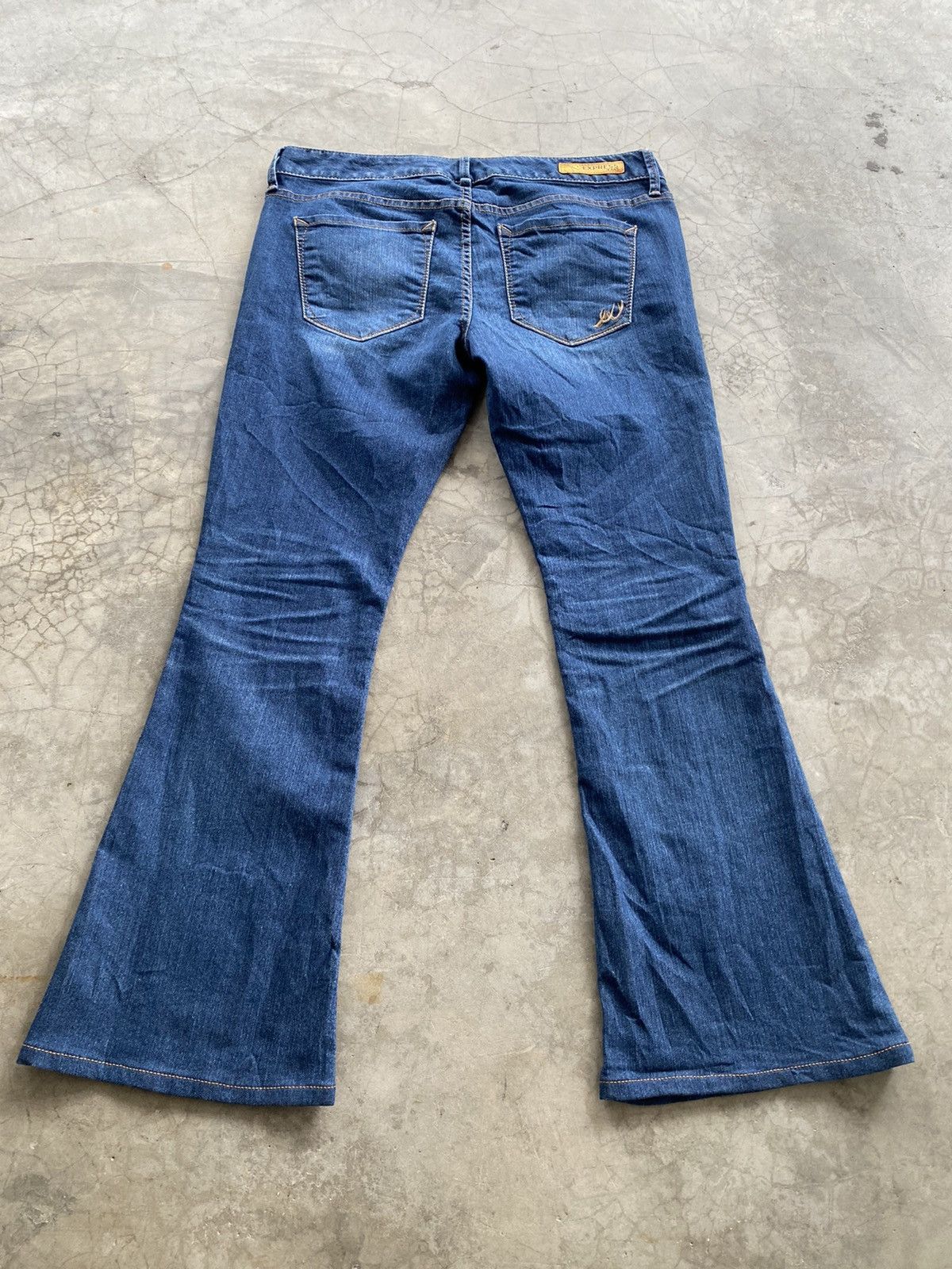 Tornado Mart Flare Jeans Japanese Express Stretchable Denim @296 Size 30" / US 8 / IT 44 - 3 Thumbnail