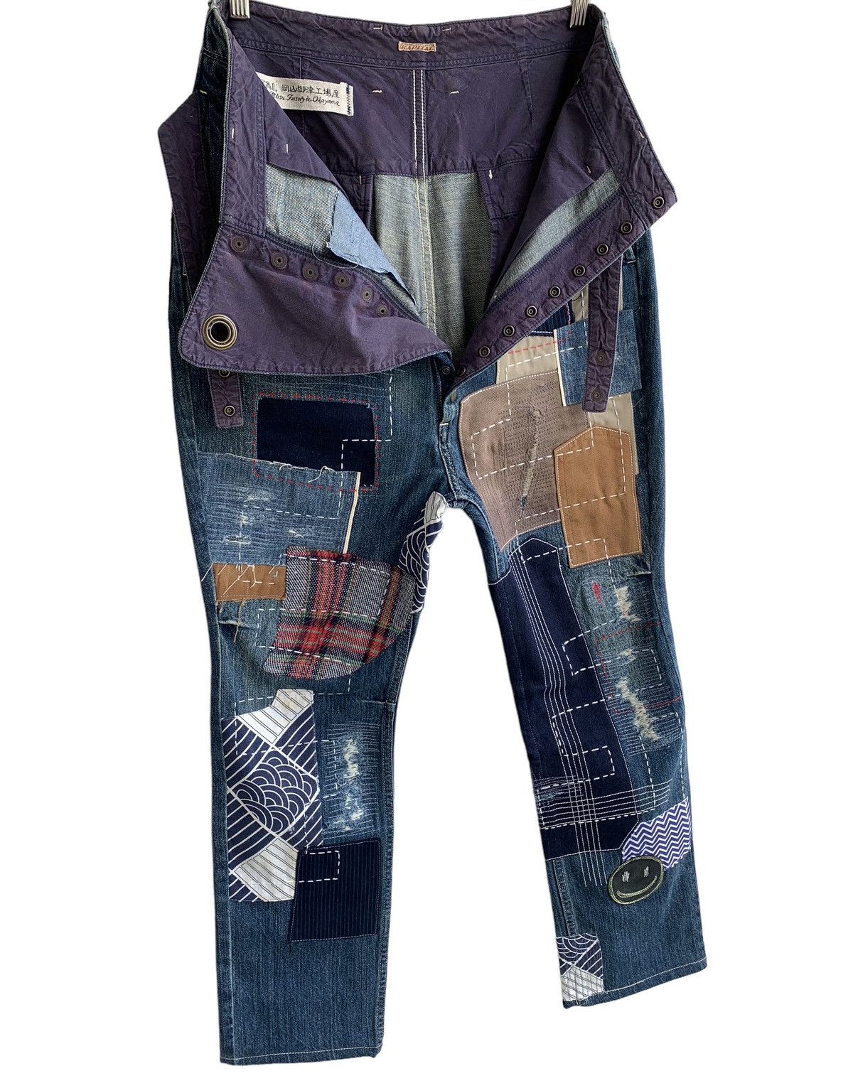🔥Insane Design Kapital Patchwork Rework sashiko Denim
