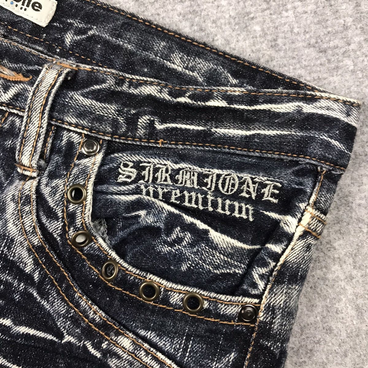 Japanese Brand FLARE JEANS🔥SIRMIONE FADED DENIM PANTS Size US 28 / EU 44 - 7 Thumbnail