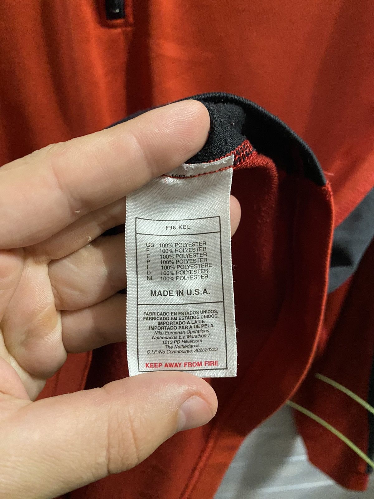 Nike Rare Vintage 1/3 Zip Long-Sleeve Nike. 90’s. Made in U.S.A. Size US L / EU 52-54 / 3 - 5 Thumbnail