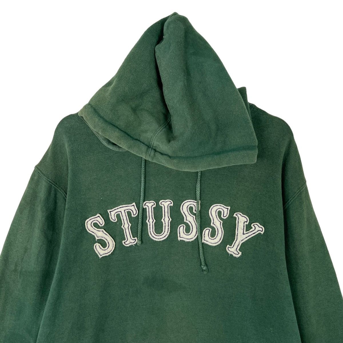 Stussy 🔥 1990s STUSSY SPELL OUT BIG LOGO HOODIES JUMPER Size US M / EU 48-50 / 2 - 3 Thumbnail