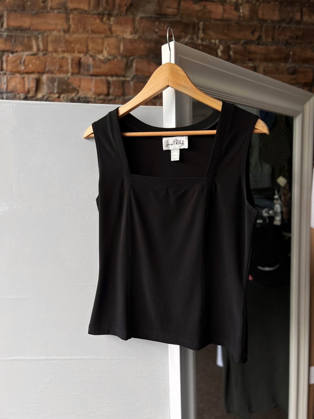 Made In Canada Joseph Ribkoff Women’s Black Sleeveless Top | Grailed