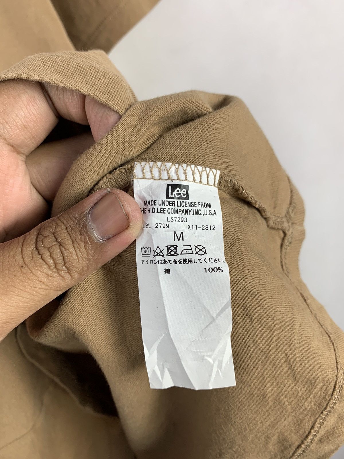Lee × Vintage Steals! Lee Sanforized Single Pocket Tee Size US M / EU 48-50 / 2 - 3 Thumbnail