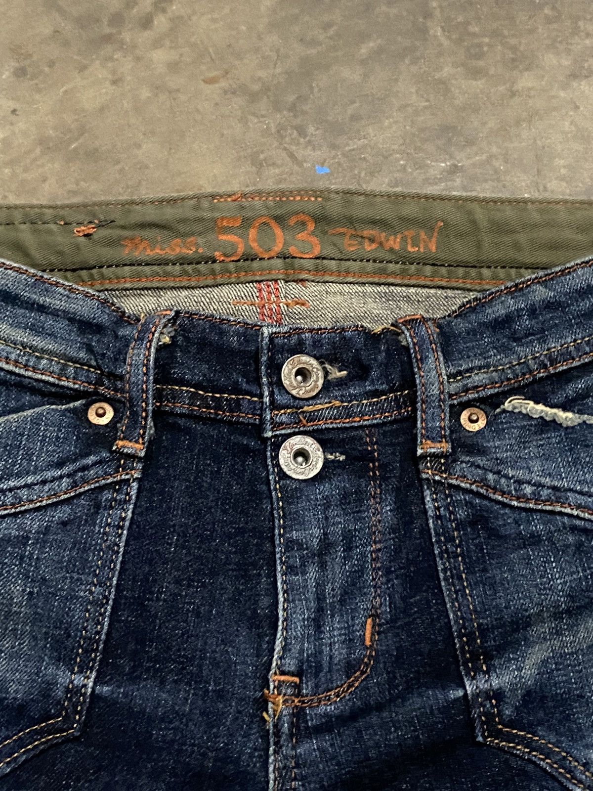 Edwin × Hysteric Glamour × Tornado Mart Flare Jeans Miss Edwin 503 53371S Flared Jeans Size 28" / US 6 / IT 42 - 10 Thumbnail