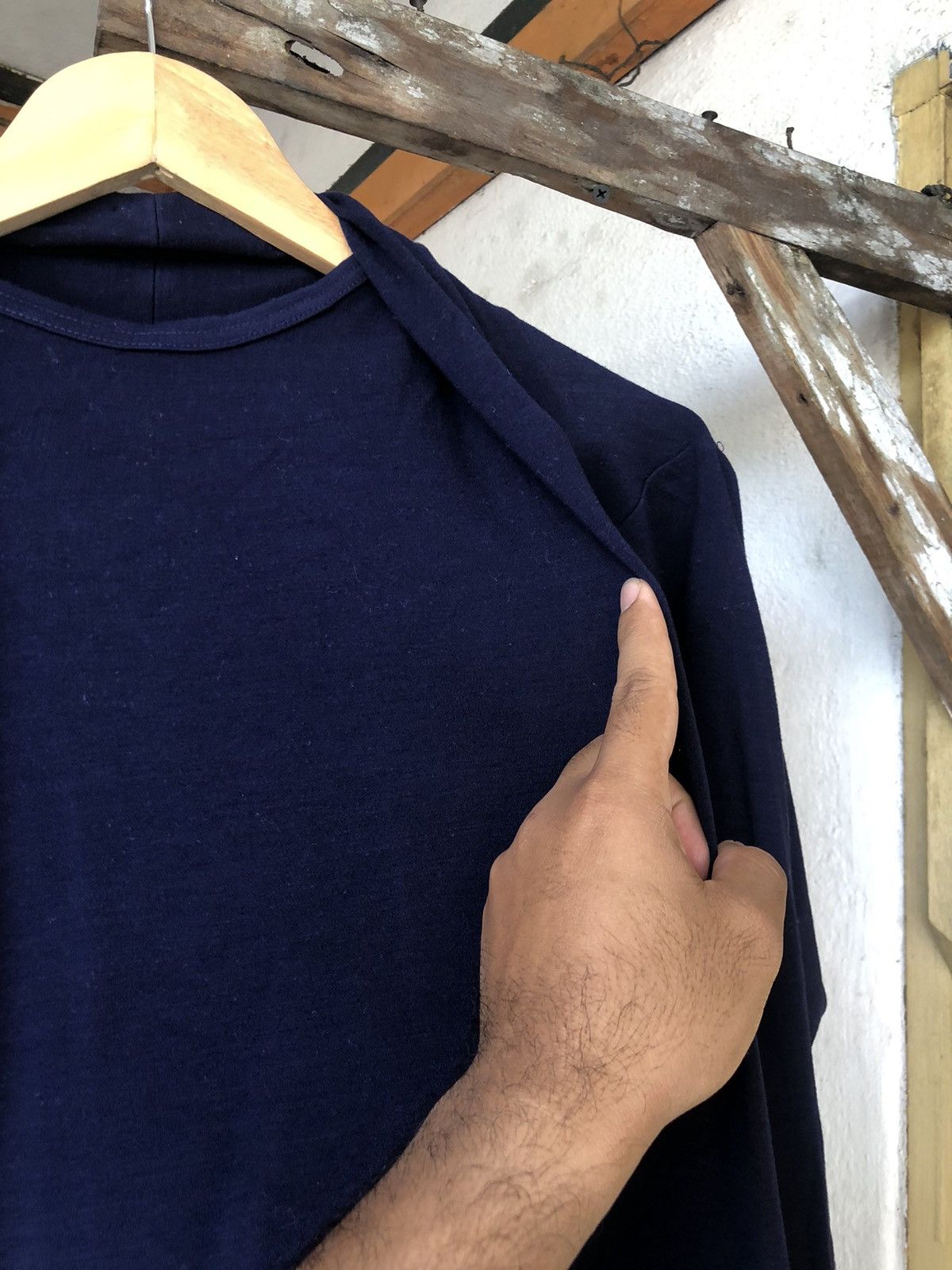 Issey Miyake Vintage 80s Issey Miyake Long Sleeve Shirt Size M / US 6-8 / IT 42-44 - 10 Thumbnail