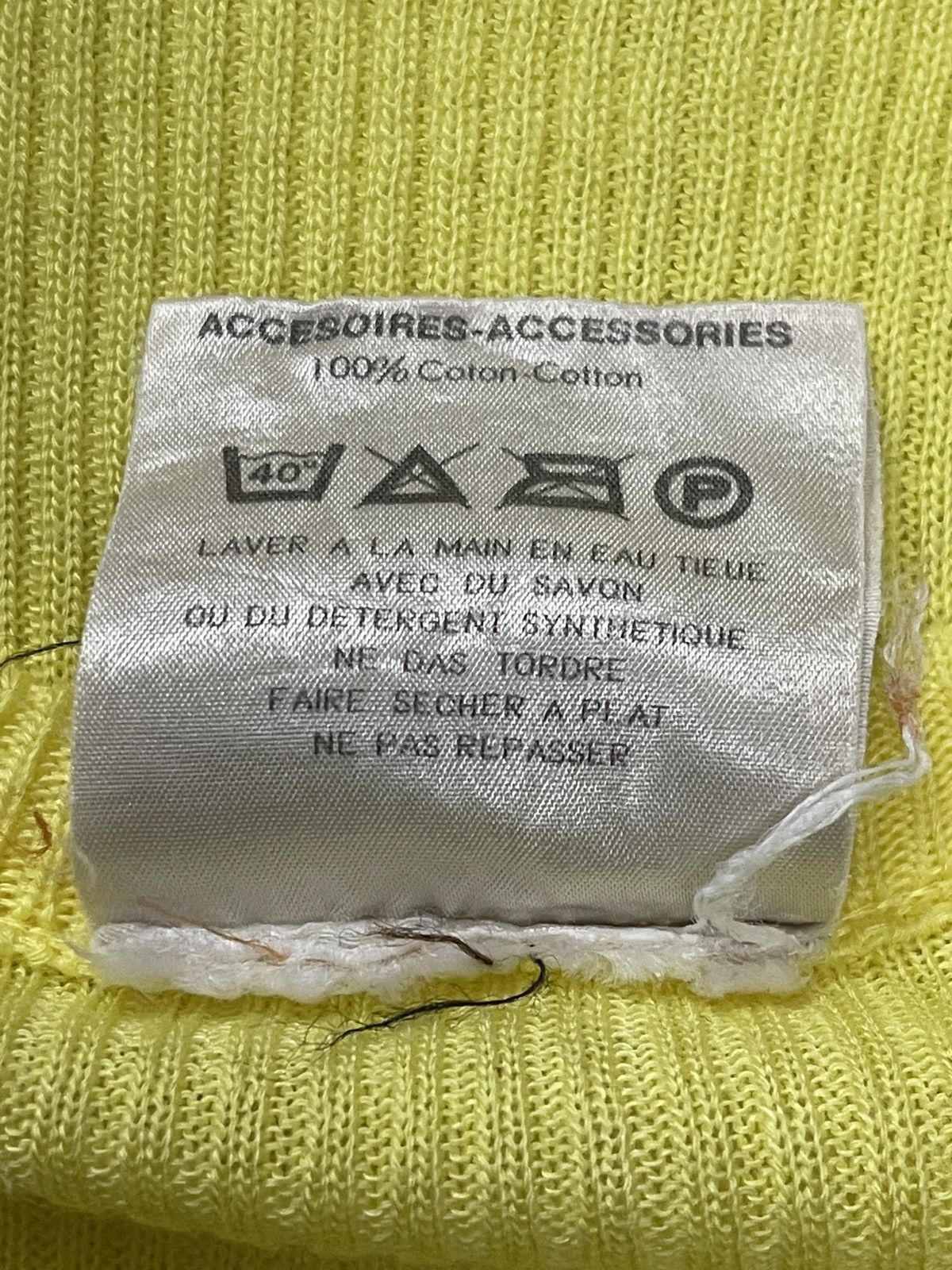 Courreges Courreges Yellow Ribbed Knitwear Top Size S / US 4 / IT 40 - 8 Thumbnail