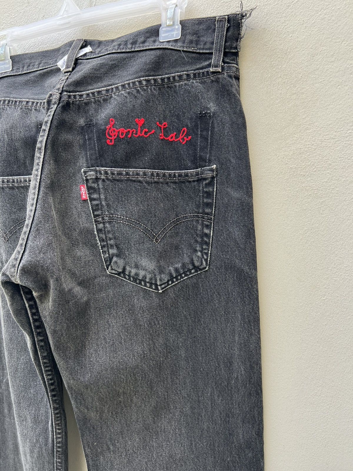 Needles Vintage Levi’s 501 REBIULD by Sonic Lab Needles Denim Jeans Size US 32 / EU 48 - 17 Thumbnail