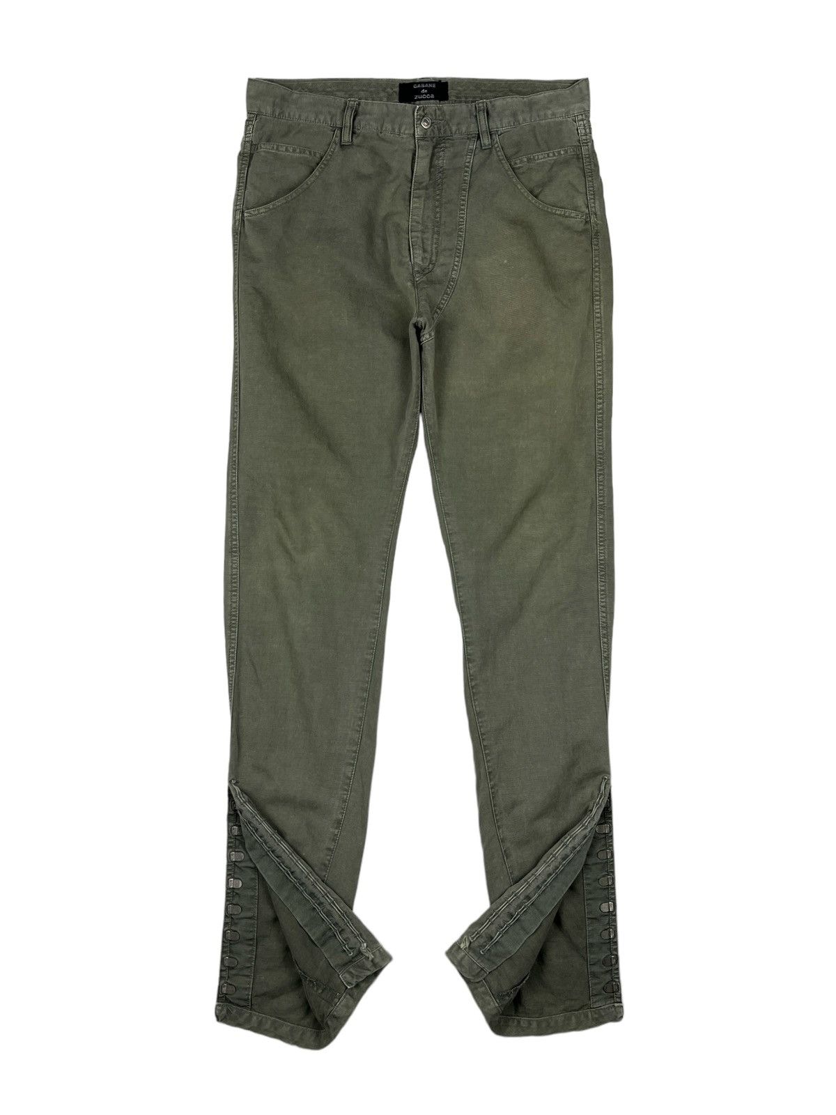CABANE de ZUCCa Cabane de Zucca Flap Hooks Trousers Size US 34 / EU 50 - 1 Thumbnail