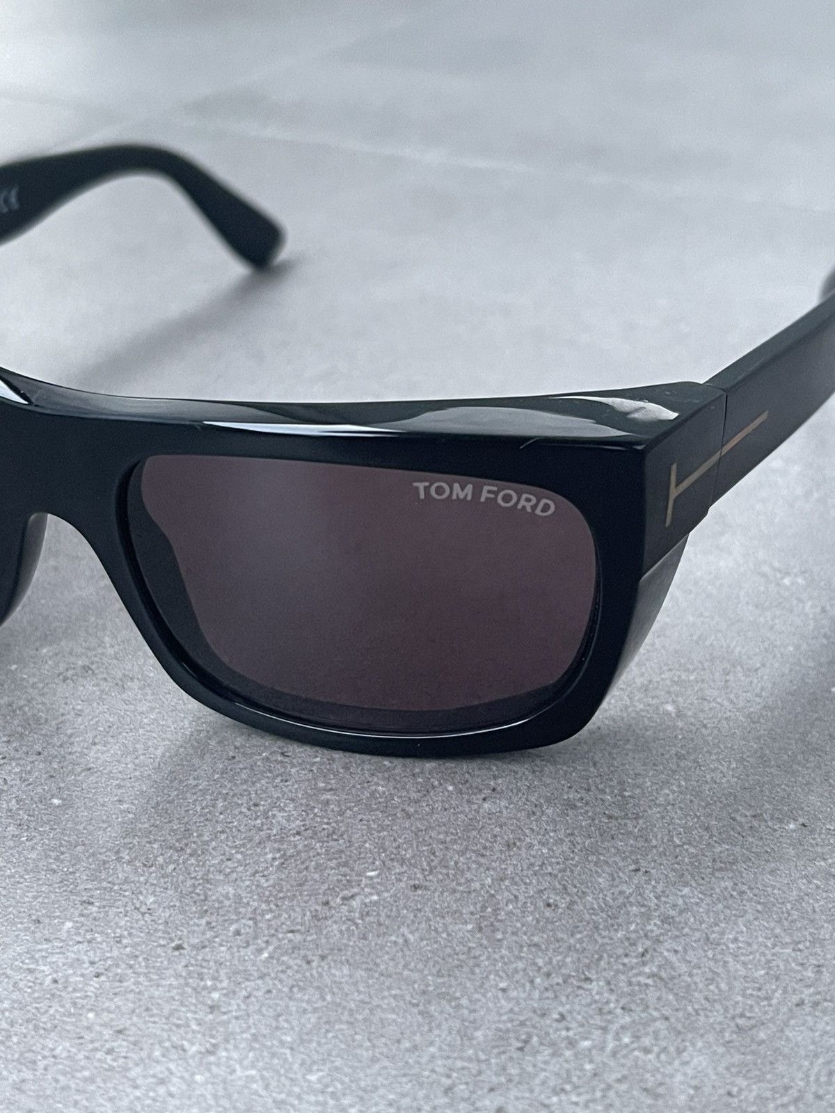 Tom Ford !DS! Tom Ford Toby TF440 01A 3D Square Black Sunglasses Size ONE SIZE - 1 Thumbnail