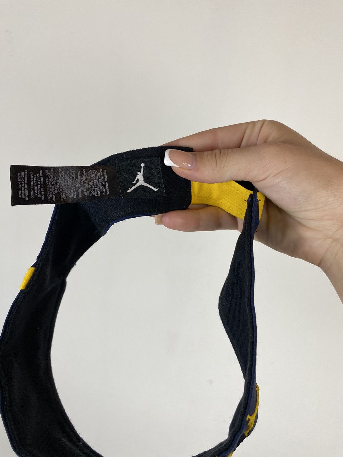Jordan Brand Michigan Jordan headband cap head Nike tennis visor Size ONE SIZE - 6 Thumbnail