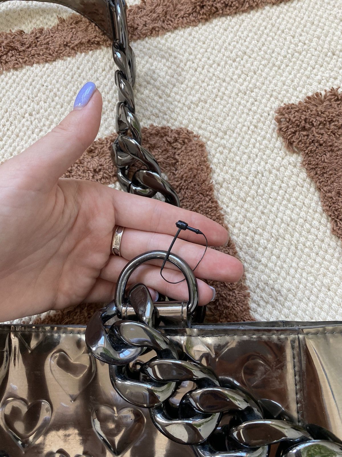 Marc Jacobs LACQUE BY MARK JACOBS HEARTS SHOPER BAG Size ONE SIZE - 4 Thumbnail