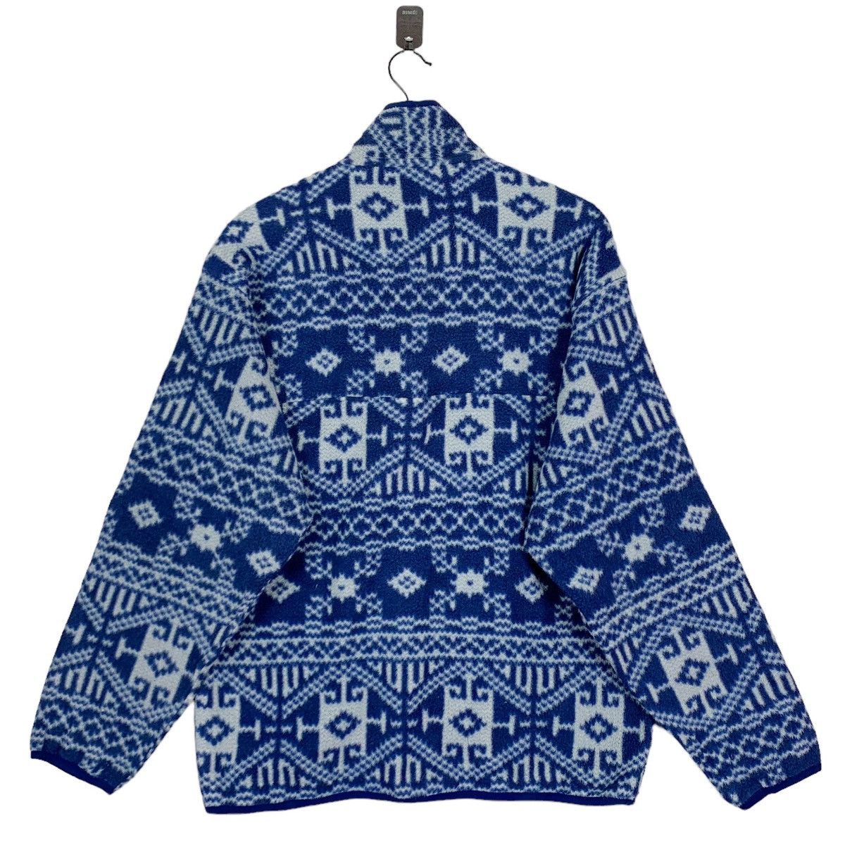 Patagonia × Vintage VINTAGE 90S PATAGONIA SYNCHILLA AZTEC TRIBAL FLEECE JACKET Size US M / EU 48-50 / 2 - 8 Thumbnail