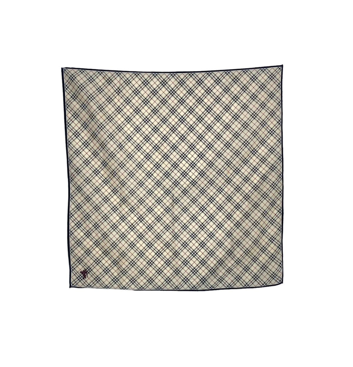image of Vintage Burberry Mini Scarf Handkerchief Nova Check, Men's