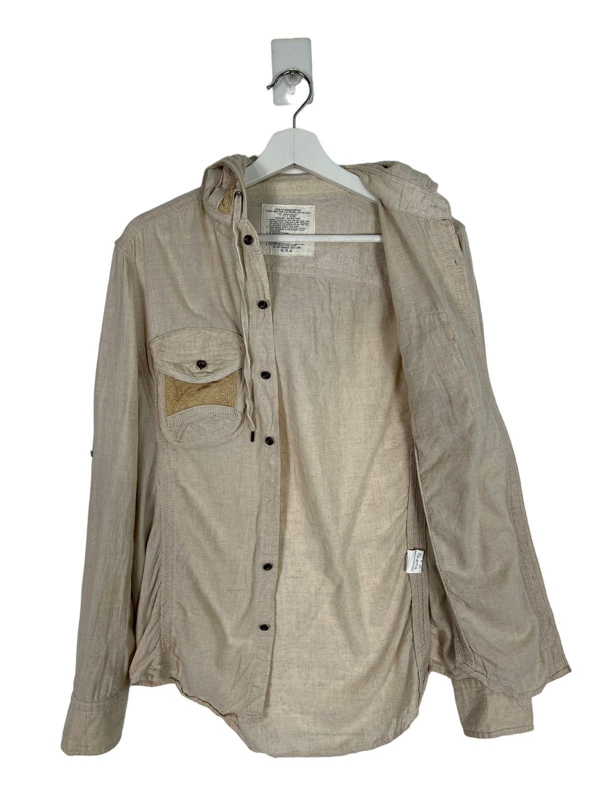 Japanese Brand 💥 GOA HOODIES CARGO SHIRT JACKET Size US M / EU 48-50 / 2 - 6 Thumbnail