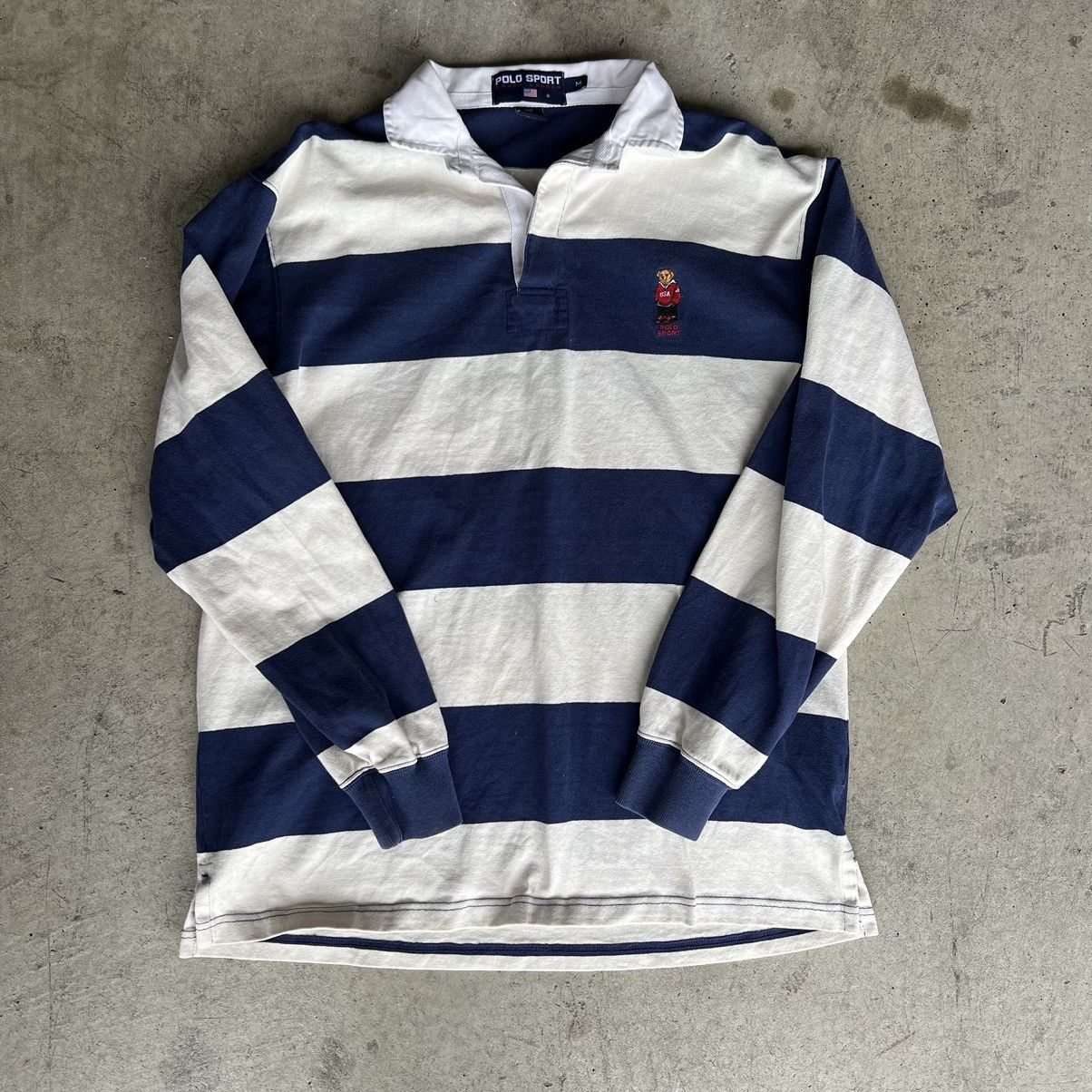 Polo Ralph Lauren Vintage Polo Sport Polo Bear Rugby Shirt Grailed