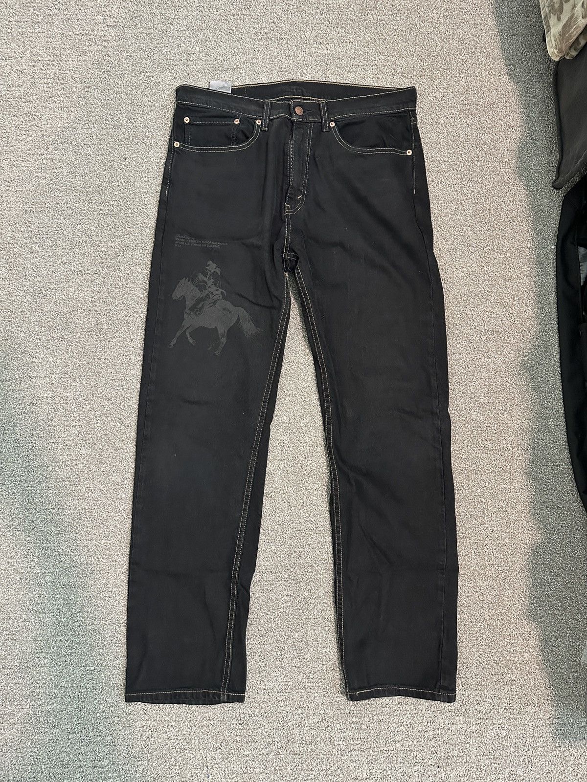 basketcase gallery New Western Black Denim Grailed