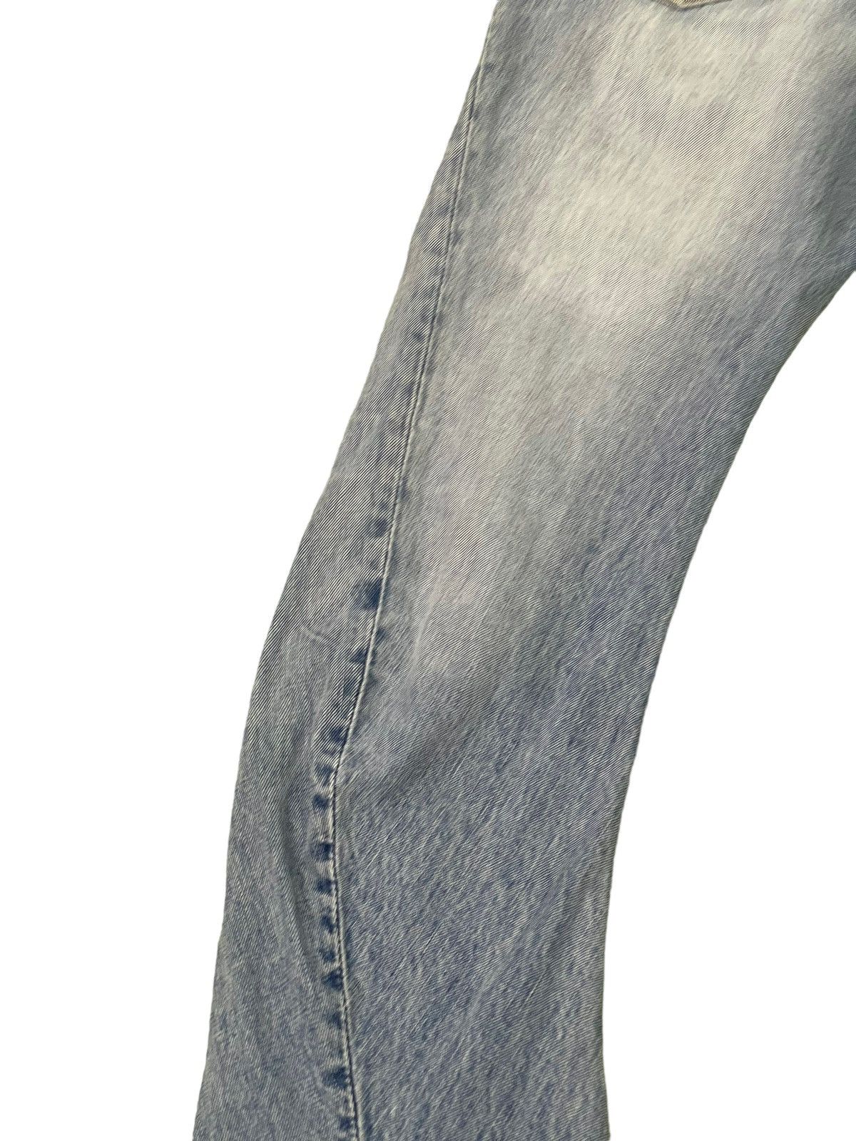Japanese Brand Flare Jeans WJK Japan Distress Banana Curv Leg Boot Cut 6🟦0 Size US 30 / EU 46 - 16 Thumbnail