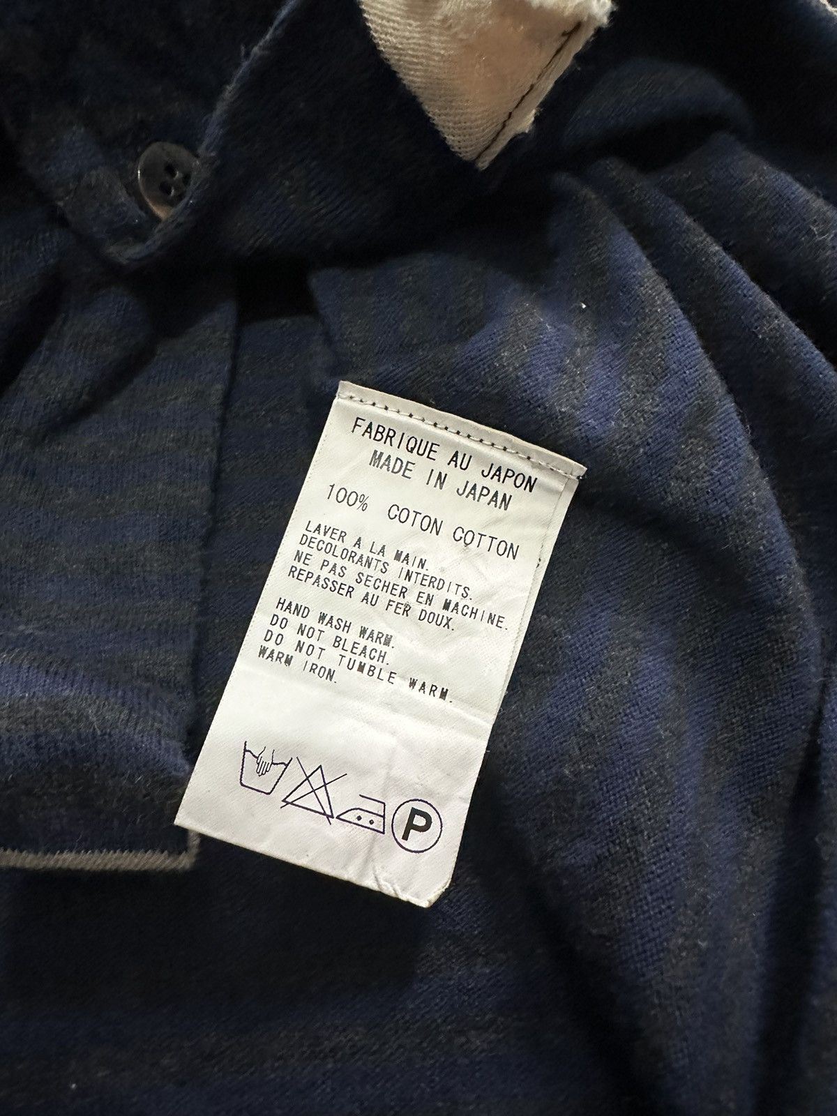 Yohji Yamamoto Asymmetric Cotton Shirt Nice Frayed distressed hem Size L / US 10 / IT 46 - 13 Thumbnail