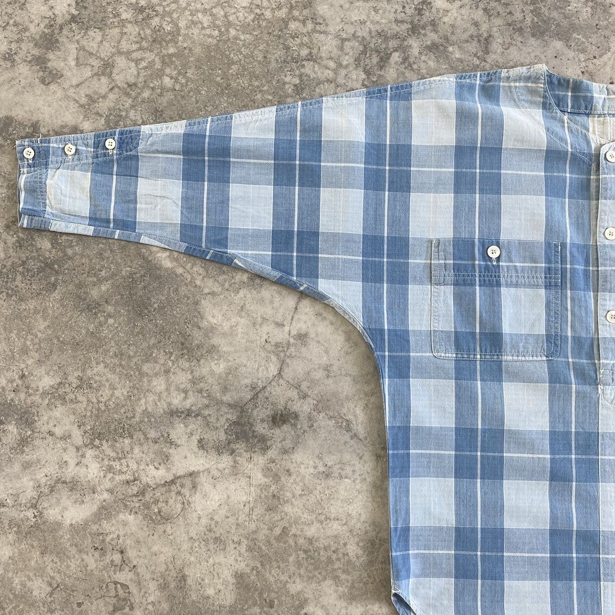 Hai Sporting Gear VTG Hai Sporting Miyake Studio Checker Half Button Shirt Size US M / EU 48-50 / 2 - 6 Thumbnail
