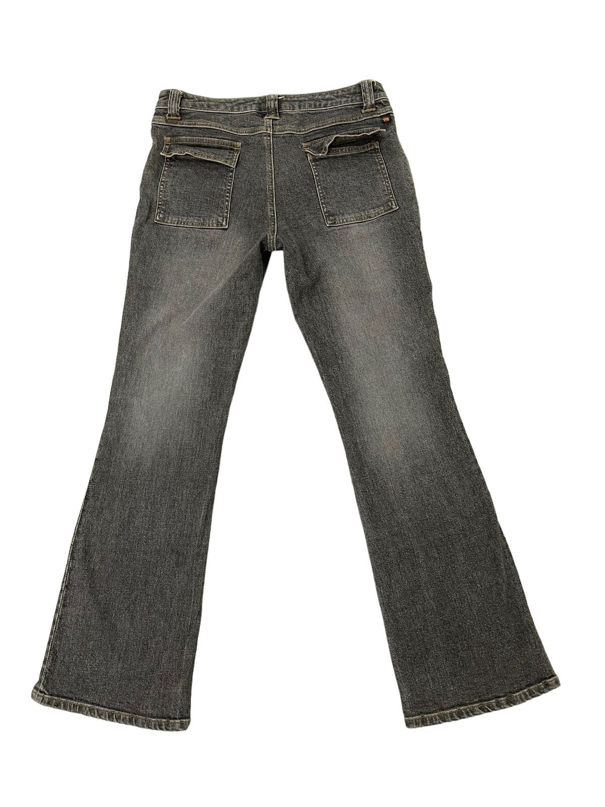 Japanese Brand Flare Skinny Jeans Daily Topic Distres Stretch Boot Cut 6🟦1 Size US 31 - 11 Thumbnail