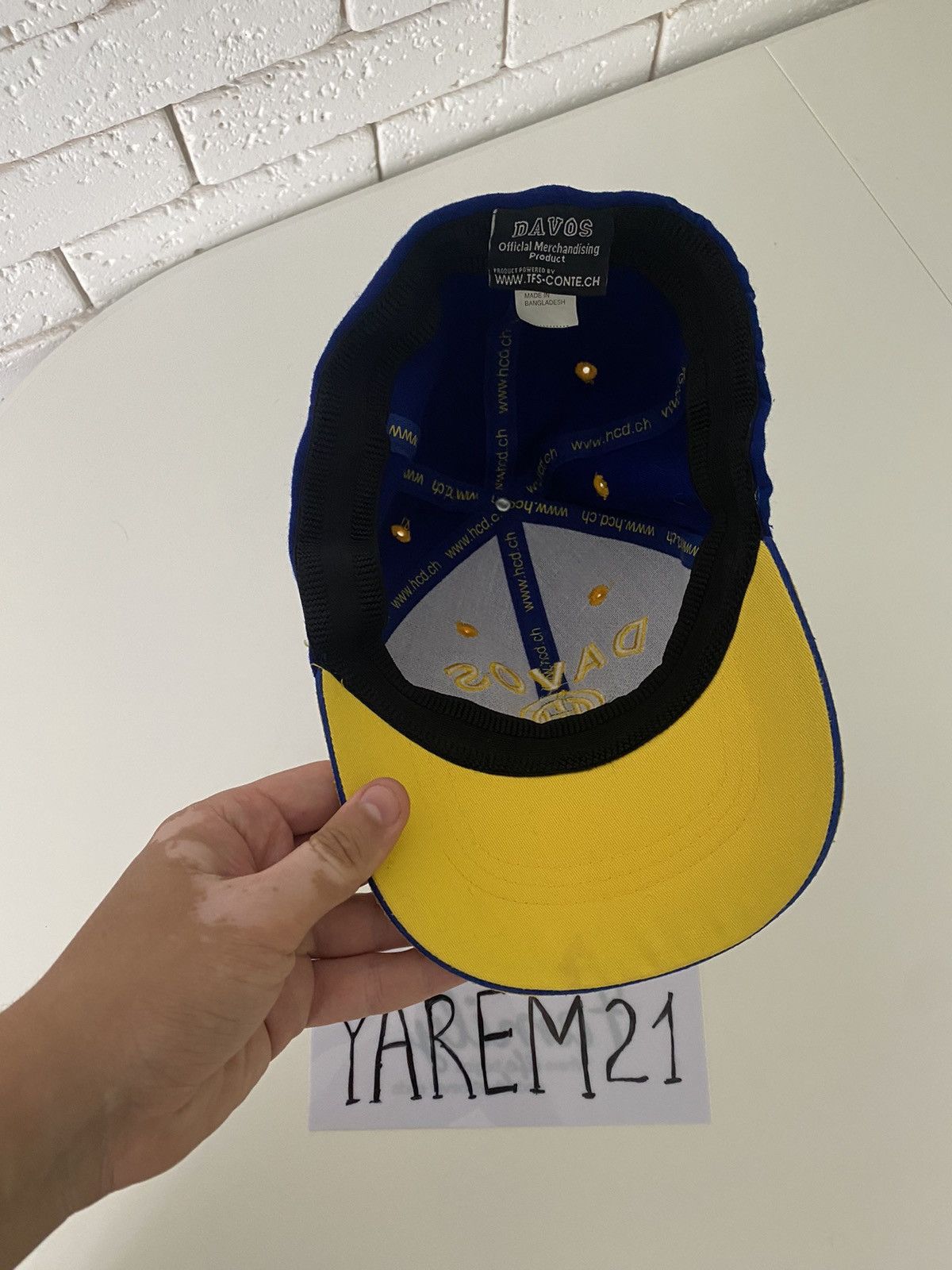 NHL Davos Hockey cap hat Size ONE SIZE - 5 Thumbnail