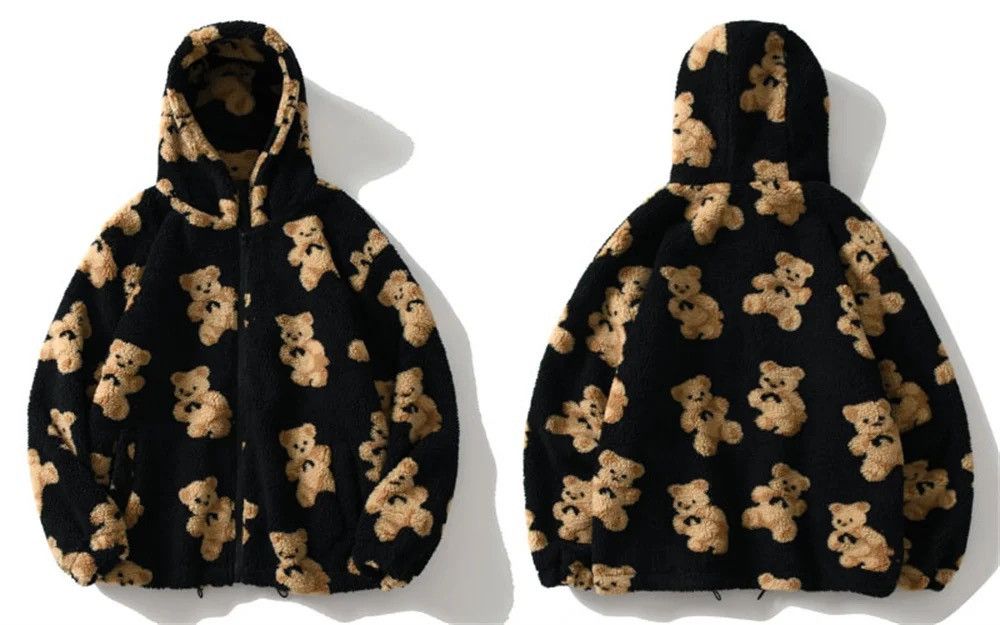 Designer × Japanese Brand Bear Print Full Zip Hoodie Size US XL / EU 56 / 4 - 3 Thumbnail