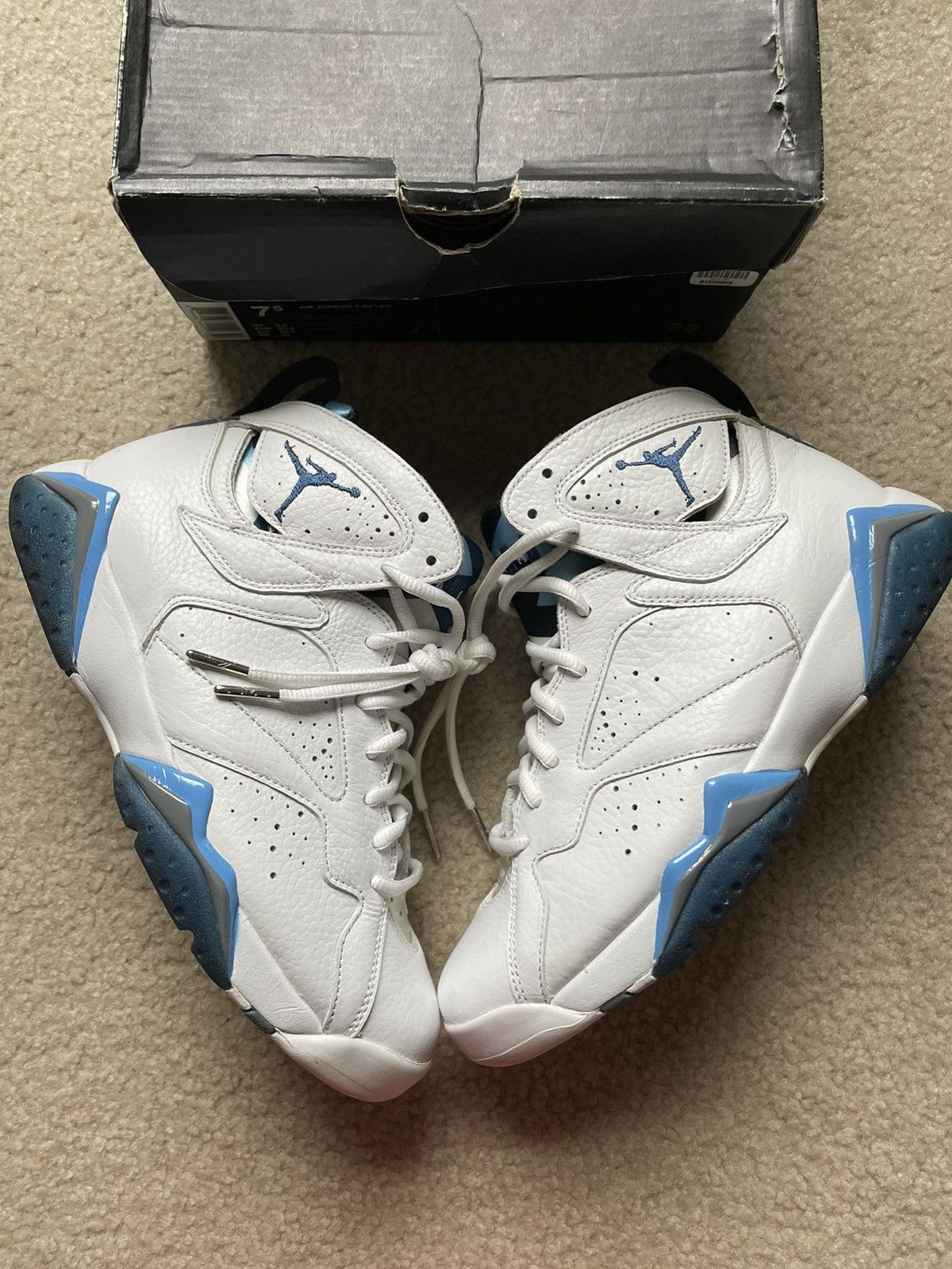 Jordan Brand × Nike Air jordan retro 7 French blues (2015) Size US 7.5 / EU 40-41 - 1 Thumbnail