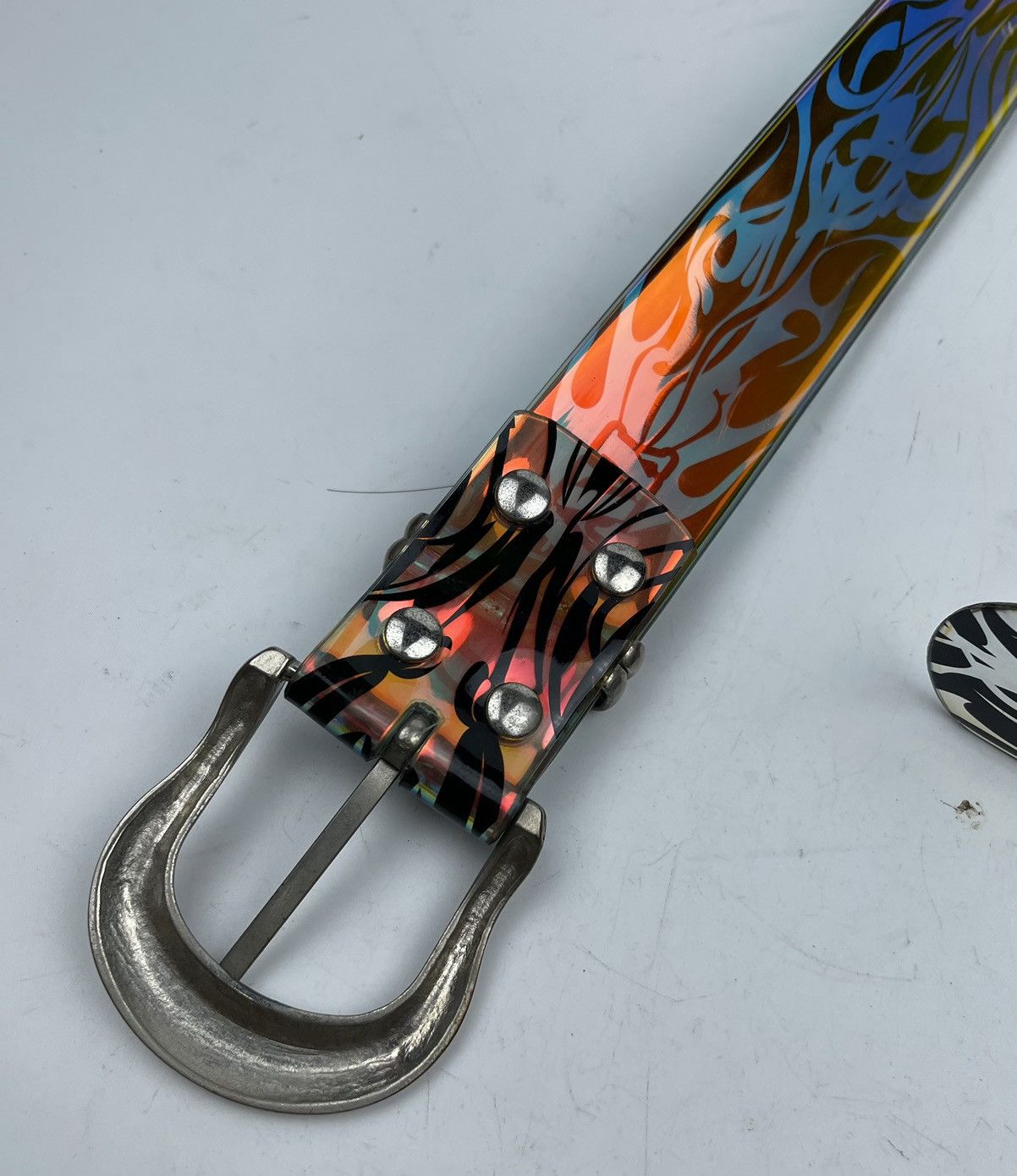 Japanese Brand multicolour pvc belt Size ONE SIZE - 3 Thumbnail