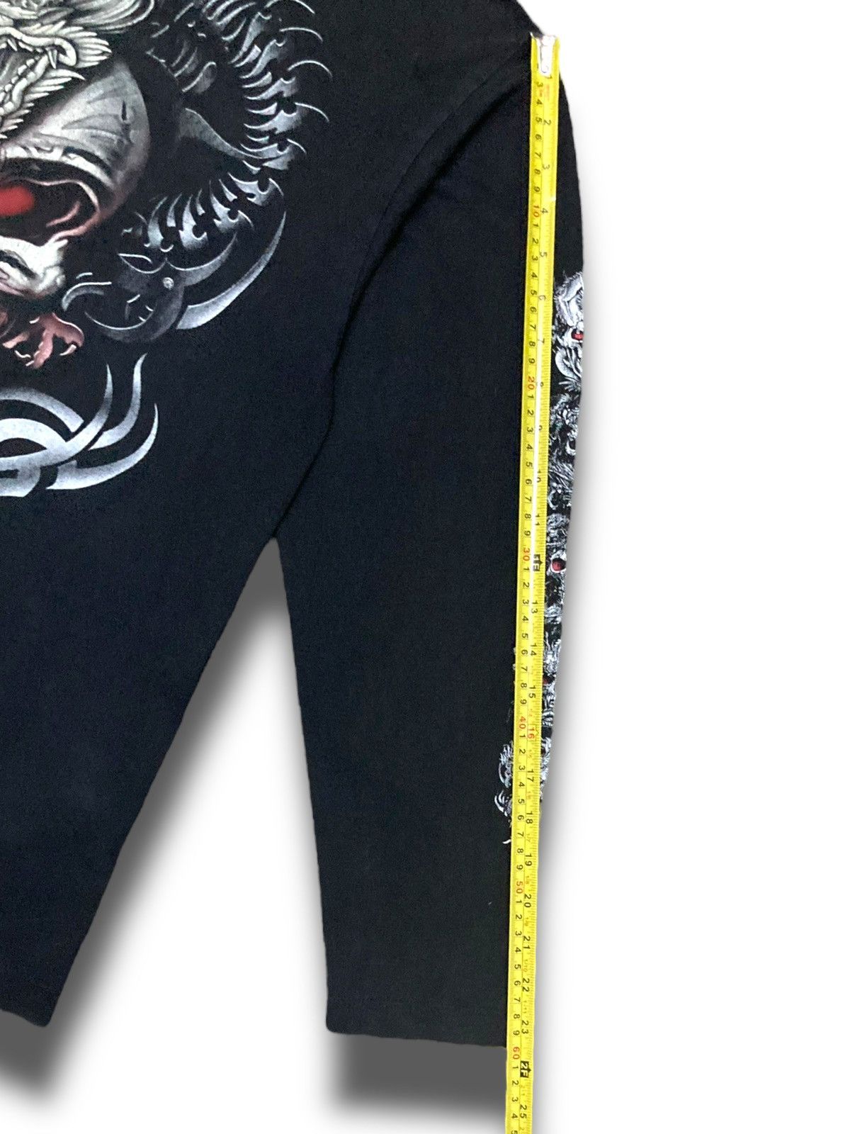 Seditionaries × Vintage Vintage Skull Head & Dragon Long Sleeve Tshirt Size US L / EU 52-54 / 3 - 15 Thumbnail