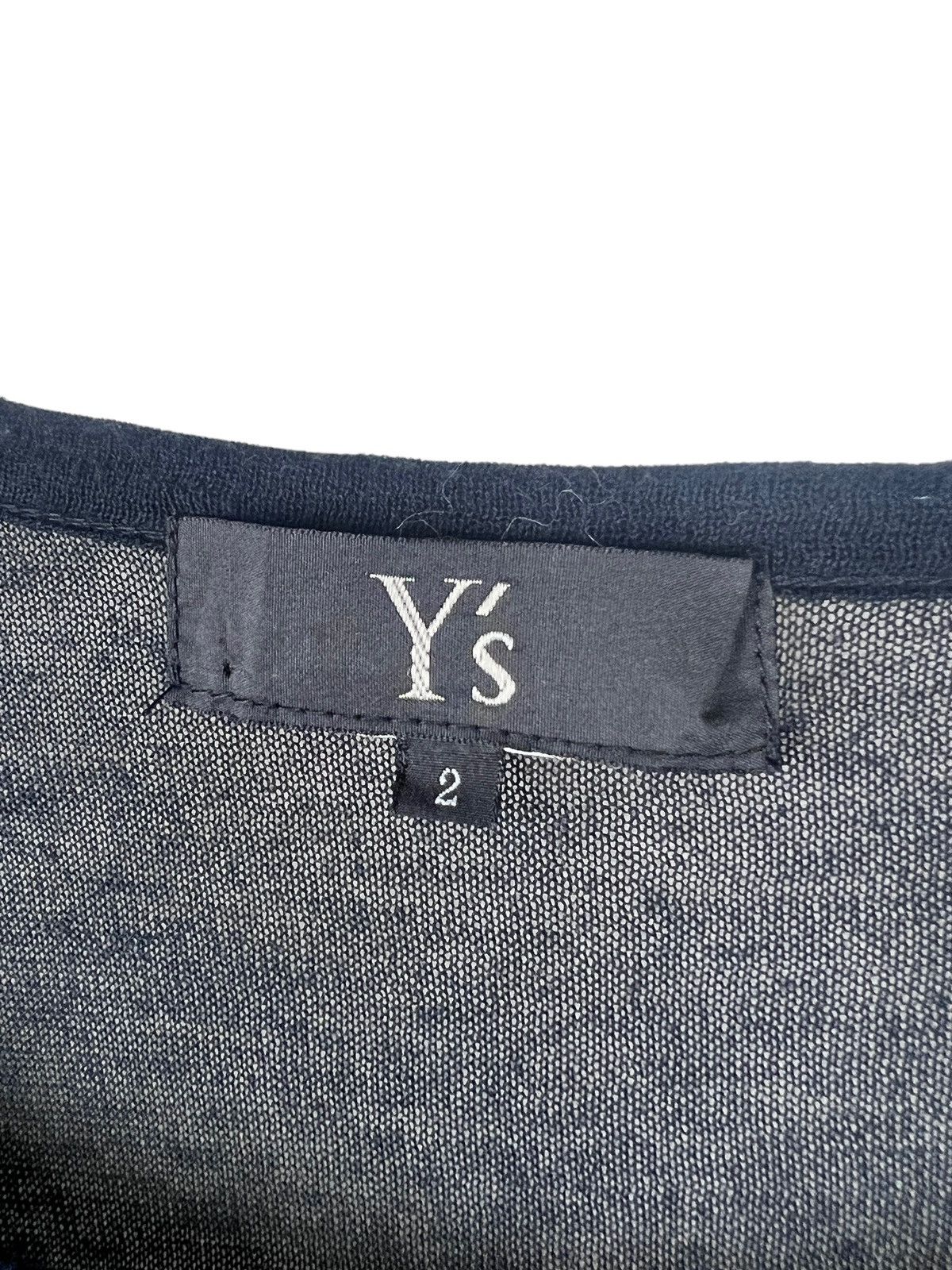 Yohji Yamamoto Y’s Yohji Yamamoto Boat Neck Paper Thin Shirt Size M / US 6-8 / IT 42-44 - 11 Thumbnail