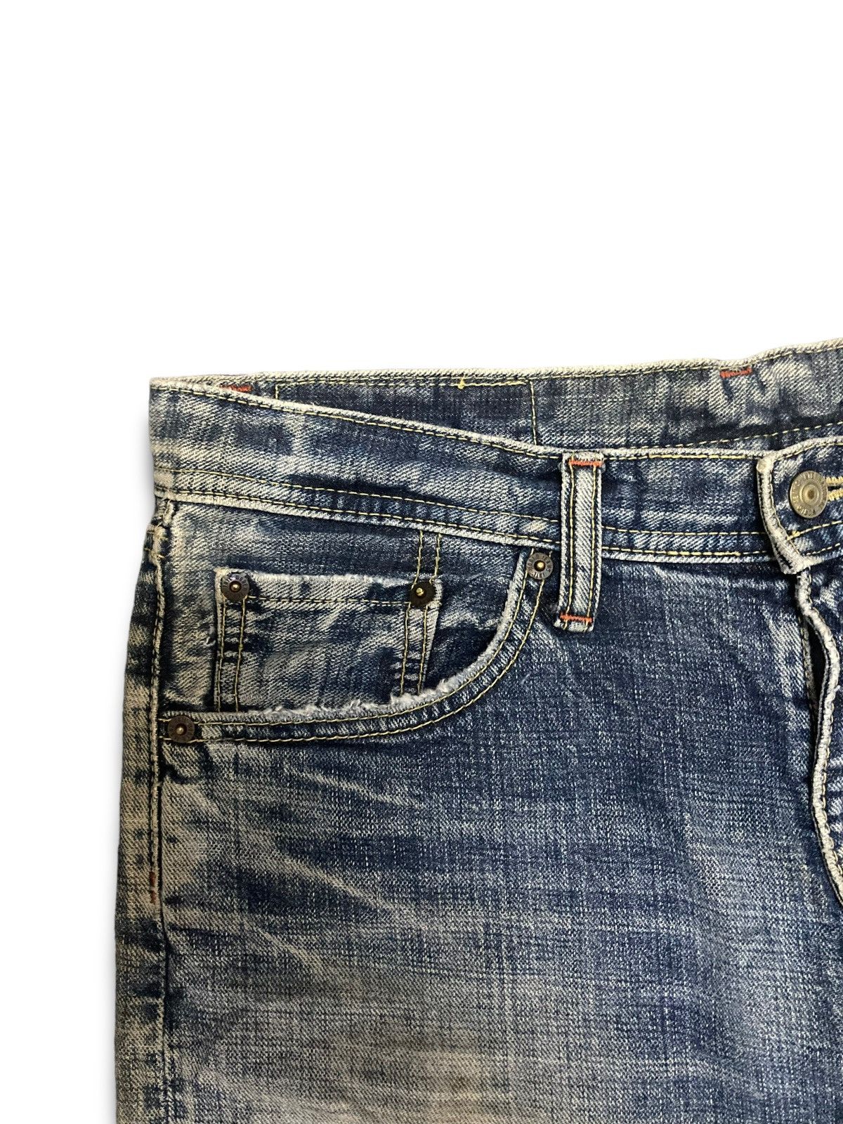 Japanese Brand × Vintage Vintage 90s Japanese Straight Cut Kaihara Jeans Size US 32 / EU 48 - 7 Thumbnail