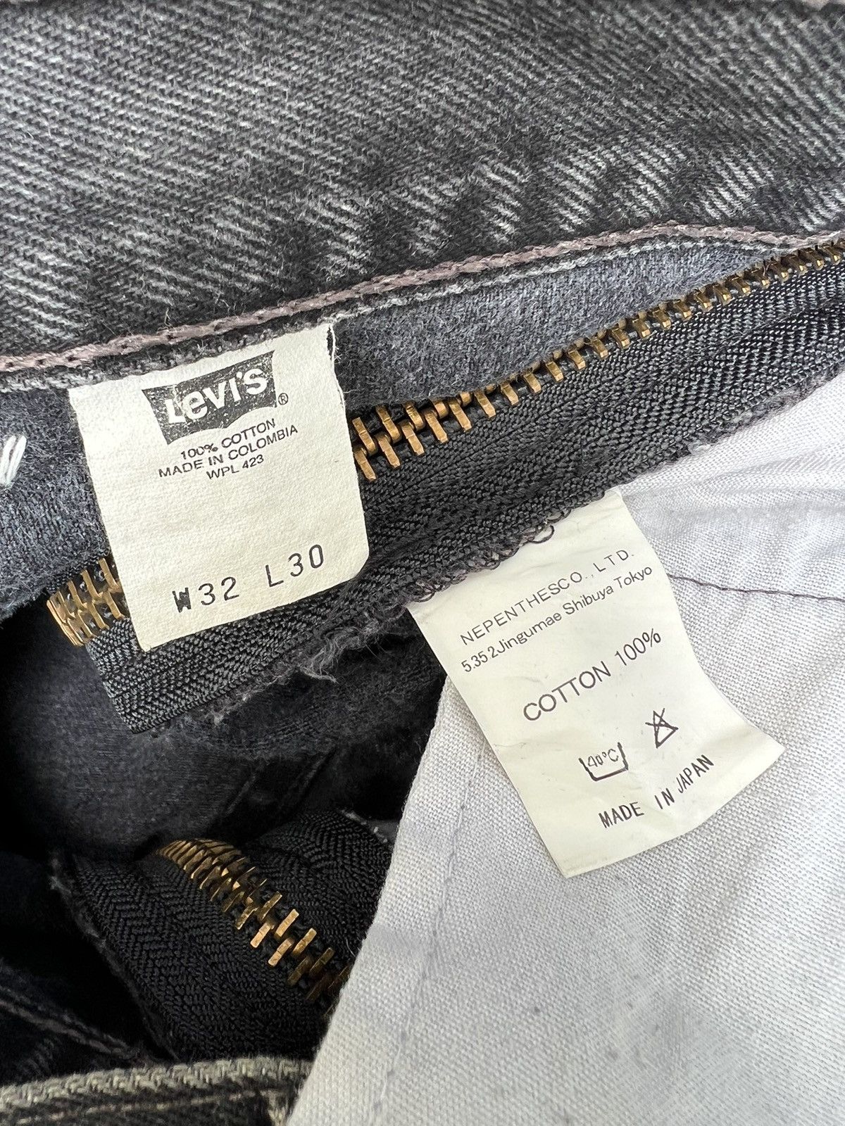 Needles Vintage Levi’s 501 REBIULD by Sonic Lab Needles Denim Jeans Size US 32 / EU 48 - 24 Thumbnail