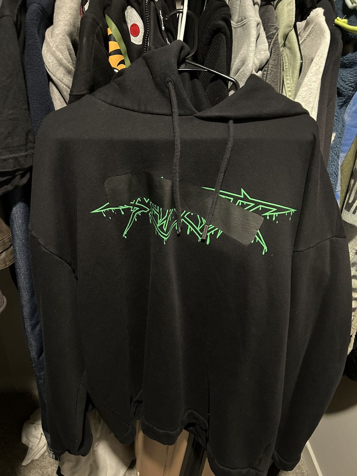 Off White OFF WHITE ROCK MIRROR HOODIE Grailed