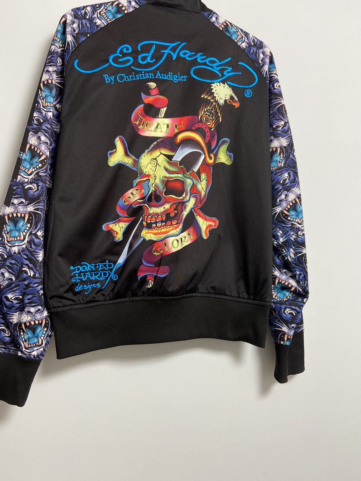 Ed Hardy Vintage Ed Hardy Track Top Jacket Black Logo Size US S / EU 44-46 / 1 - 3 Thumbnail