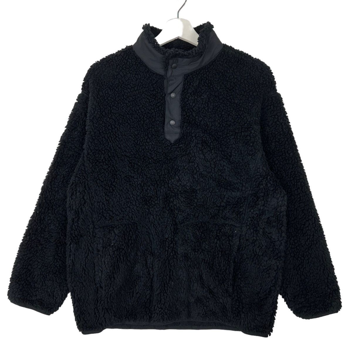 White Mountaineering 🔥 Medium Fleece Oversized Long-Sleeve Pullover Jacket Size US M / EU 48-50 / 2 - 1 Thumbnail